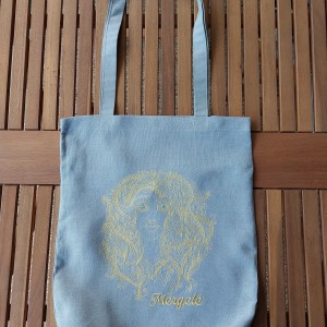 Lininis krepšys „Mergelė"